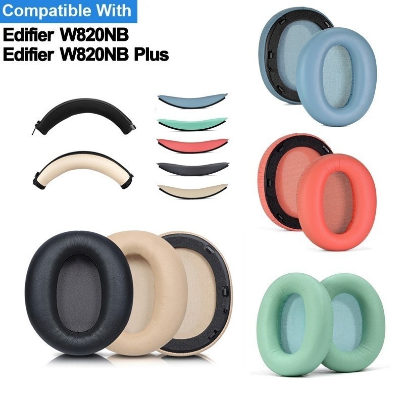 1 Cặp Miếng Đệm Tai Cho Edifier W820NB / W820NB Plus Tai Nghe Headbeam Tay Bảo Vệ Earpads Đệm Miếng 