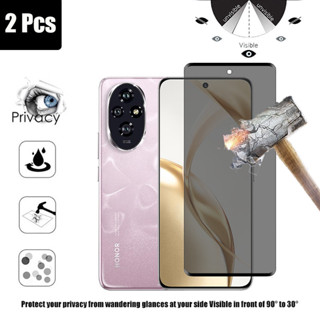 Honor 200 5G 2 Chiếc Kính Cường Lực Chống Gián Điệp Chất Lượng Cao Bảo Vệ Màn Hình Cho Honor 200 Pro 70 5G Chống Nhìn Trộm 9D Kính Bảo Vệ