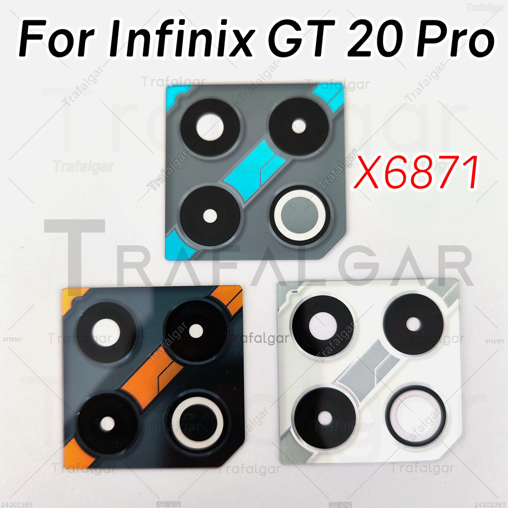 Phía Sau Camera Kính Ống Kính Cho Infinix GT 20 Pro GT20 Pro X6871 Vỏ Camera Thay Thế Bằng Keo Dán