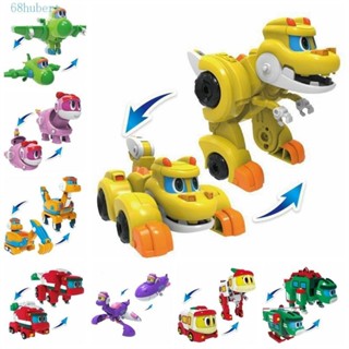 Hubert Đồ Chơi robot Biến Hình Khủng Long / Xe Hơi / Máy Bay Thương Hiệu gogo Bằng Nhựa abs gogo dino