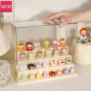 Bbdd Moe hộp trưng bày hạt trưng bày búp bê Giá đỡ búp bê LEGO Hình tủ trưng bày acrylic chống bụi