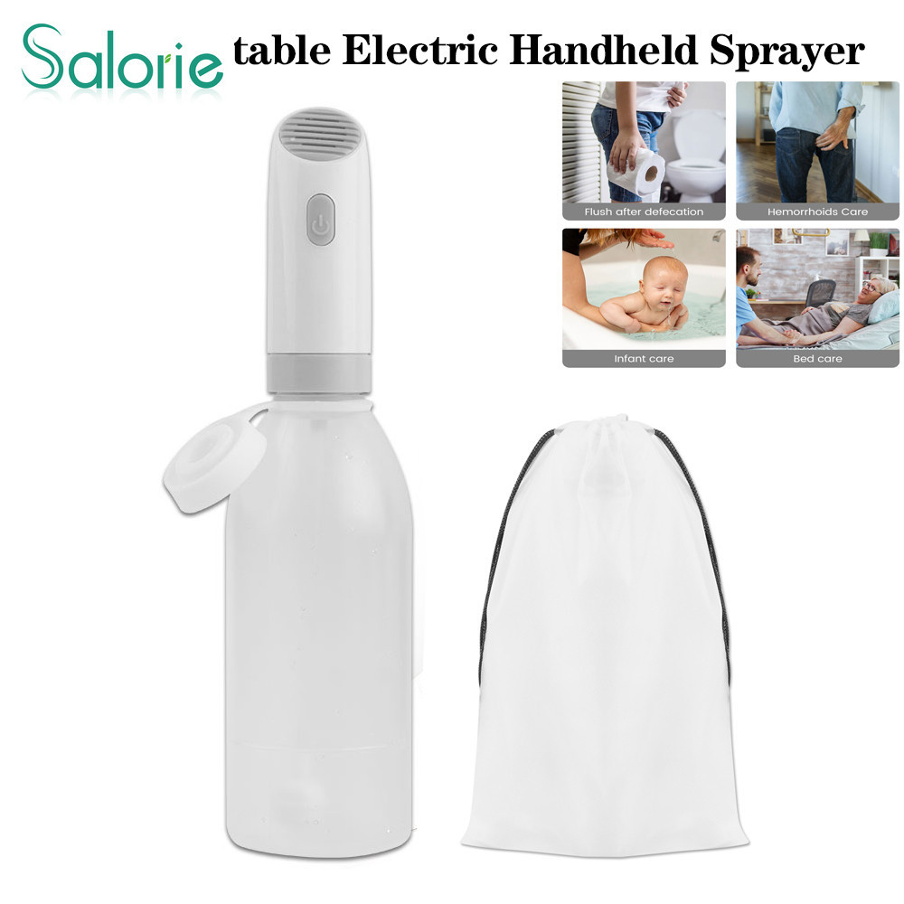 Salorie Di Động Du Lịch Bidet Điện Sạc Mini Cầm Tay Cá Nhân Bidet Xịt Vệ Sinh Vệ Sinh Có Túi
