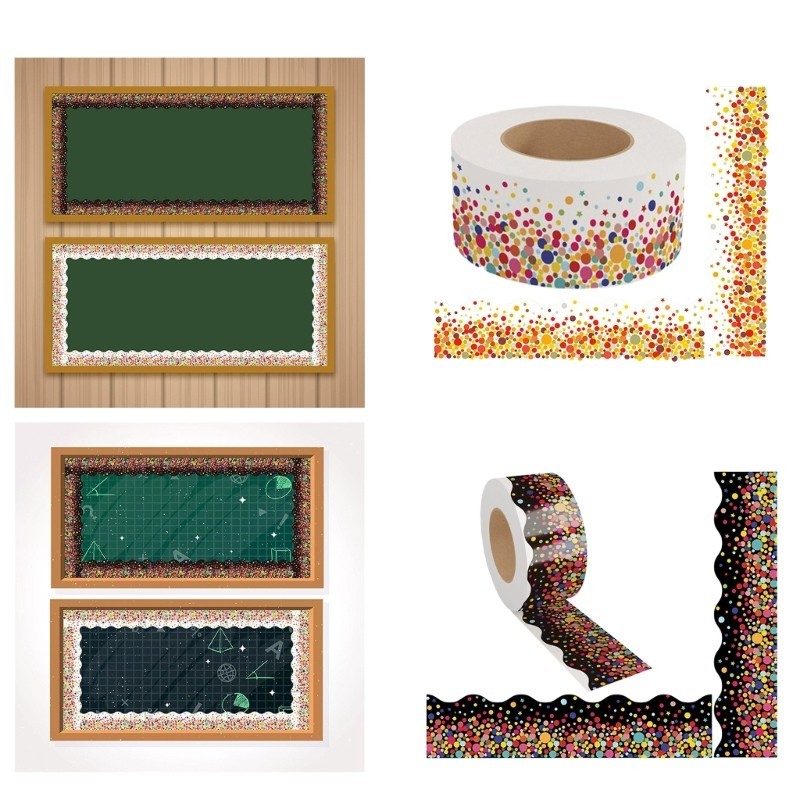 Love * 65 6feet Bảng tin viền để trang trí lớp học Viền viền vỏ sò