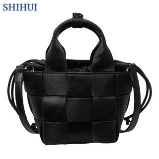 Túi xô cầm tay SHIHUI Túi xách dệt thời trang đa năng Mini