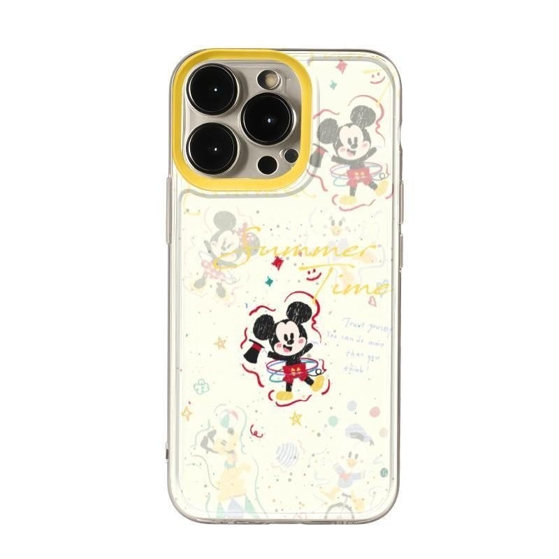 Ốp điện thoại Mickey graffiti thiết kế rõ nét và thú vị, Tương thích iPhone 11/12/13/14/15 Pro Max,7
