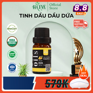[HAEVA Official] Tinh Dầu Dứa HA EVA - Tinh Dầu Xông Phòng 100% Thiên Nhiên, Khử Mùi