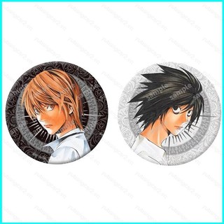 Yb2 DEATH NOTE Yagami Light L Lawliet Huy Hiệu Anime Bộ Sưu Tập Quà Lưu Niệm Quà Tặng Cho Bé Gái