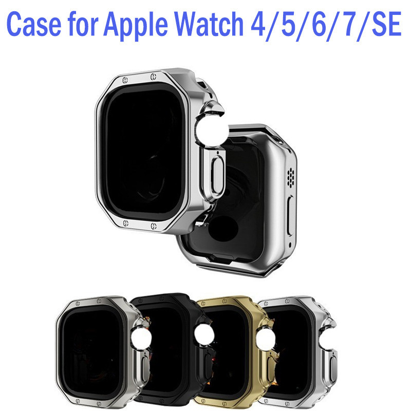 Ốp lưng đồng hồ cho Apple Watch 4 / 5 / 6 / 7 / SE Watch Vỏ mềm bảo vệ mạ điện cho Apple Watch 7 / S