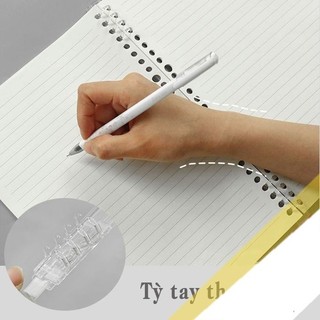 Thanh còng nhựa đóng gáy B5 26/8 lỗ kẹp tài liệu Sổ KLONG, binder có chốt mở refill giấy tiện lợi