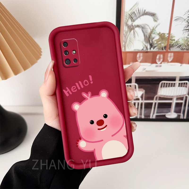 Ốp lưng Samsung A51 A71 M51 Mới hello Loopy Ốp điện thoại TPU Dễ thương Loopy Soft Case Chống rơi Đệ