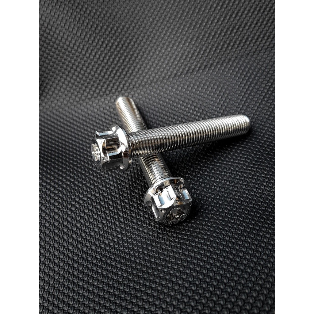 Combo 2 ốc Inox 304 mẩu S3 treo pô Vario, Ab125, Ab150, Click125