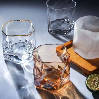  Cốc thủy tinh decor uống nước sáng tạo cốc xoắn ly thuỷ tinh uống whisky cao cấp  FAIRY 