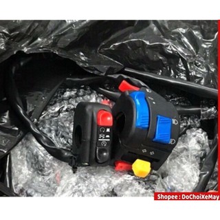 Combo cùm công tắc FZ sử dụng như cùm Domino trái phải full chức năng cho mọi loại xe