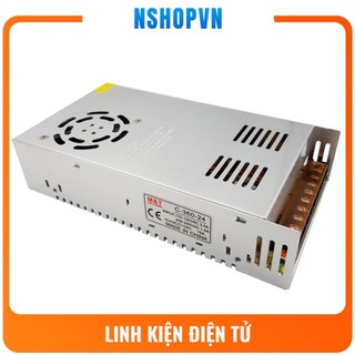 Nguồn tổ ong 24V 15A loại tốt chuyển điện áp 220VAC xuống 24V cho các ứng dụng tải lớn đến 15A LED , động cơ, thiết bị