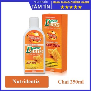 ✅ (CHÍNH HÃNG) Nước Súc Miệng Nutridentiz Giúp Răng Chắc Khỏe,Hết Viêm Lợi,Chảy Máu Chân Răng, Hôi Miệng
