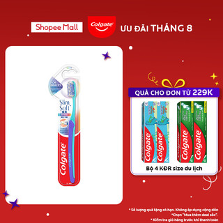 Bàn chải Colgate Slimsoft Ortho lông chải mềm mại xếp hình U cho người niềng răng