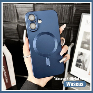 Ốp điện thoại bảo vệ ống kính và từ tính cho iPhone 16 / 16 Plus / 16 Pro Max 15 Pro Max 15 Plus 14 13 12 11 Pro Max Vỏ mềm để sạc không dây từ tính