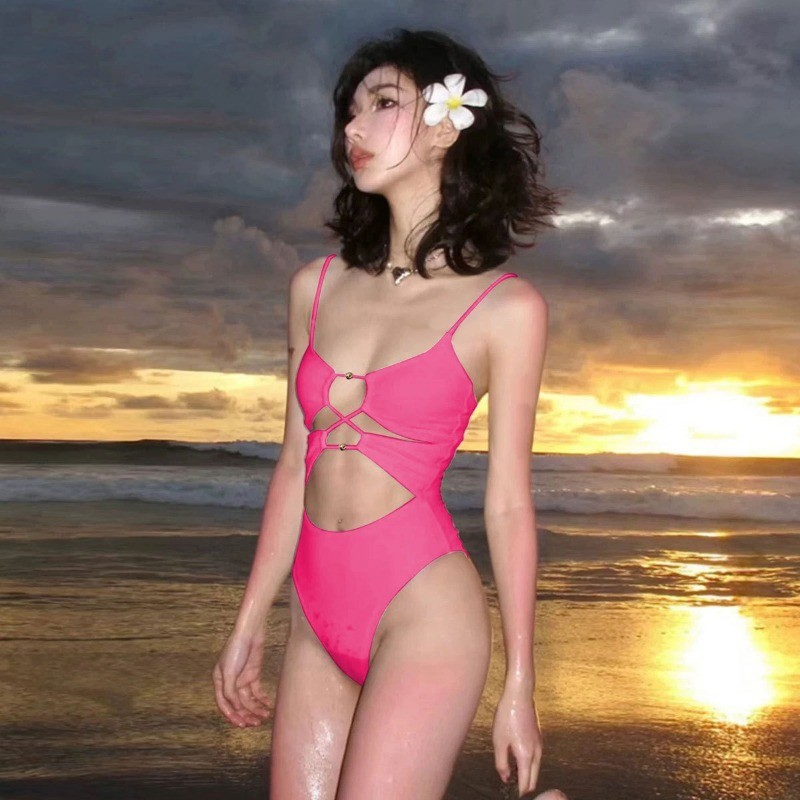 Đồ Bơi Nữ Gợi Cảm Retro Bikini Một Mảnh Đồ Bơi Kỳ Nghỉ Du Lịch Châu Âu Và Mỹ Gợi Cảm Suspender Phong Cách Thời Trang Đi Biển Bikini Bộ | BigBuy360 - bigbuy360.vn
