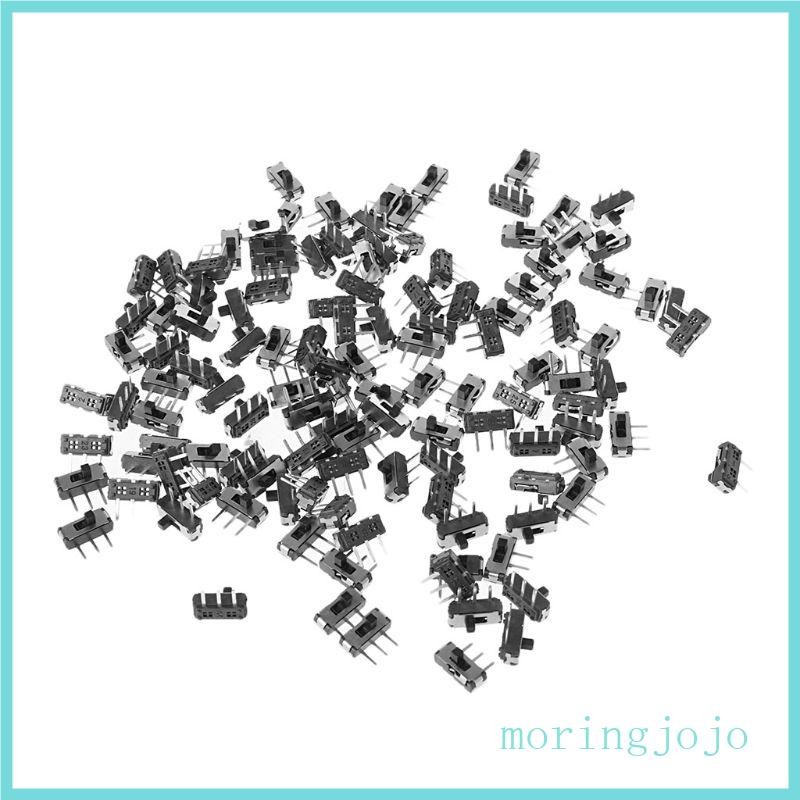 Jojo 25 Cái Bật Tắt mini Slide Switch MSK-12D19 3pin Kim Cong 1P2T 2 Vị Trí