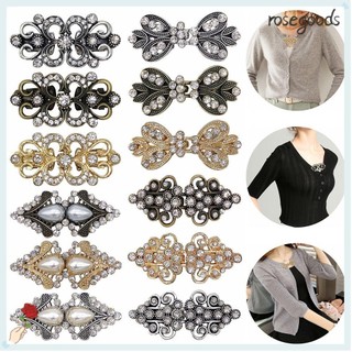 Rosegoods1 Áo Len Xoắn Kẹp Trang Sức Khăn Choàng Cổ Khóa Đầm Áo Sơ Mi Kẹp ​Kẹp Cardigan cho nữ