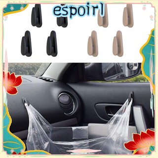 Espoir 4 Móc treo bảng điều khiển ô tô, Phụ kiện ô tô Móc xe hơi ABS, 4 chiếc Móc tiện lợi ô tô nhỏ