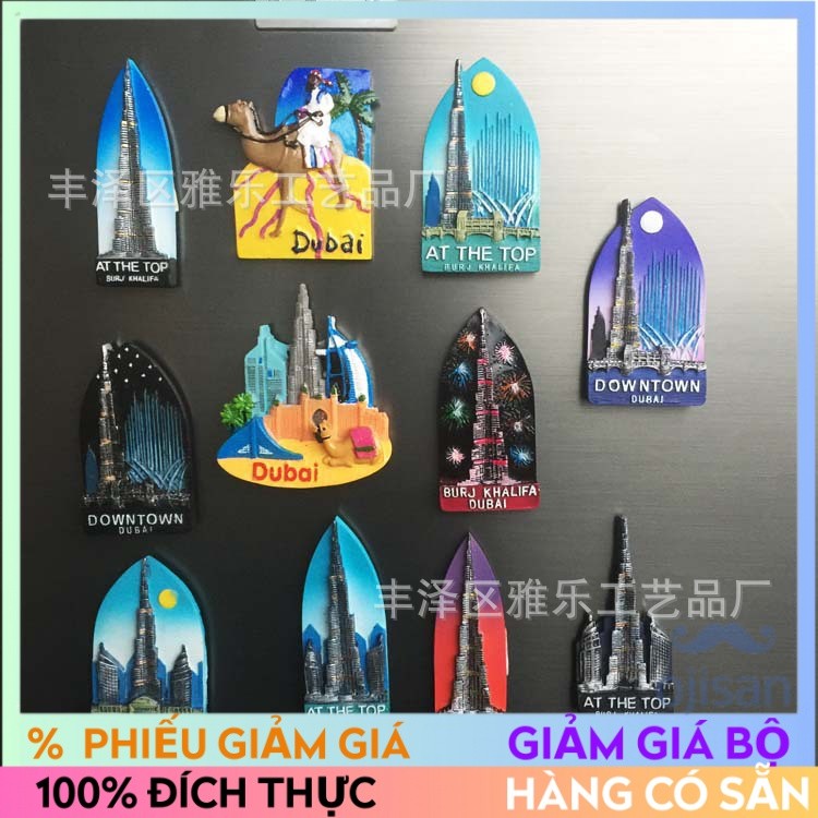 [Magnet] [Nam châm]  Dán Tủ Lạnh Dubai