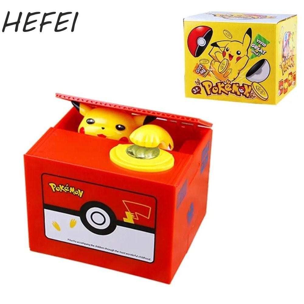 Heo Đất Hoạt Hình Đồ Chơi Trẻ Em Pikachu Nhân Vật Hành Động Hộp Tiền Trộm Đồng Xu Điện Tử Đồng Xu Hộ