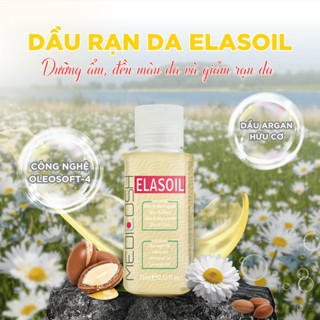 Dầu rạn da hữu cơ Medicosh Elasoil hỗ trợ làm mờ rạn da, tăng cường dưỡng ẩm cải thiện tình trạng nhăn da 75ml MC0005