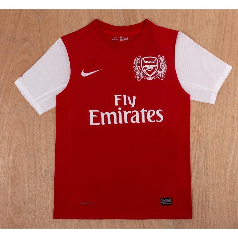 11-12 Arsenal Home Retro Áo Bóng Đá 2011 2012 Ars Home Vintage Tay Ngắn Jersey HENRY