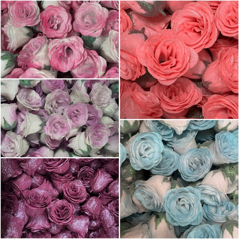 đầu bông HOA GALAXY kim tuyến siêu đẹp.