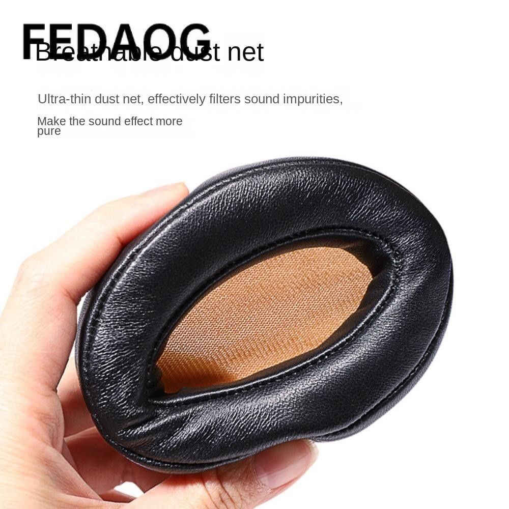 FEDAOG 1 Cặp Miếng Đệm Tai, Đệm Tai Vải Lưới Da Protein, Thay Thế Di Động Mềm Có Khóa Đầu Tai Cho Se