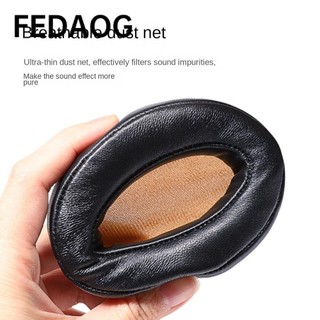 FEDAOG 1 Cặp Miếng Đệm Tai, Đệm Tai Vải Lưới Da Protein, Thay Thế Di Động Mềm Có Khóa Đầu Tai Cho Sennheiser MOMENTUM 2 / 3 Phụ Kiện Tai Nghe