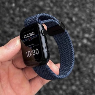  Mới Nhất Dây Nylon Cho Apple Watch Dây Đeo 46mm 42mm 44mm 40mm 45mm 49mm 41mm 38mm Vòng Tay Khóa Từ Tính Cho iWatch series 10 se 7 3 5 6 8 9 Ultra 2 