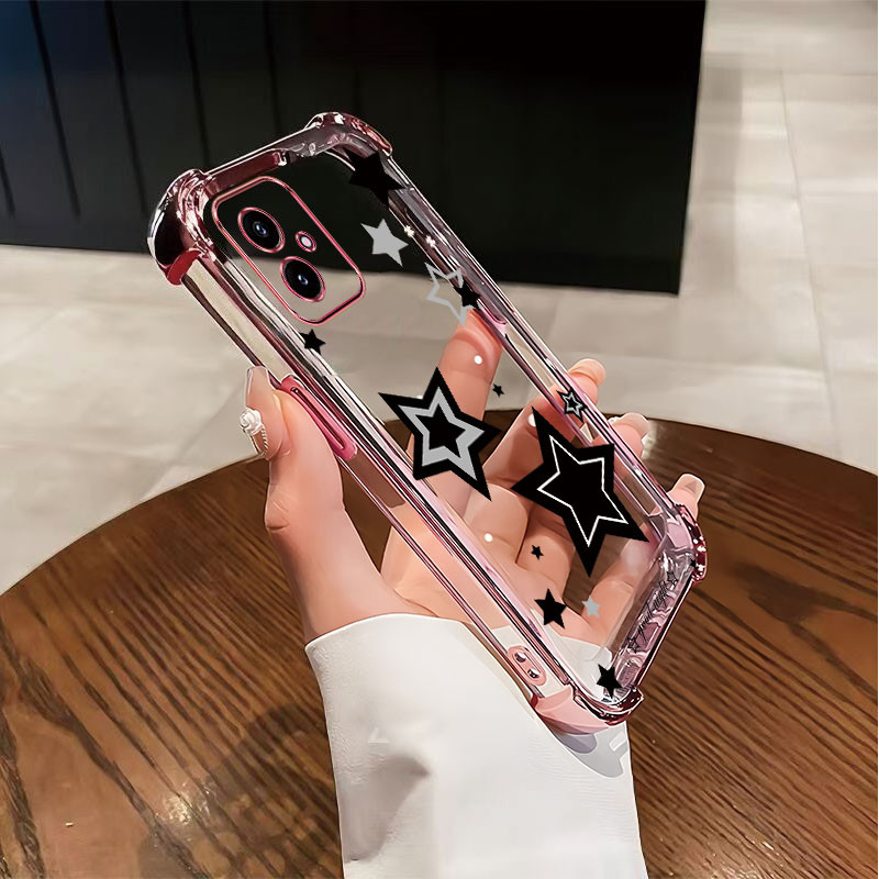 【 Fhockproof 】 Ốp Lưng Cho OPPO A3 A3X 4g A3 pro Ốp Điện Thoại TPU Mới Nhất Họa Tiết Ngôi Sao Trong 
