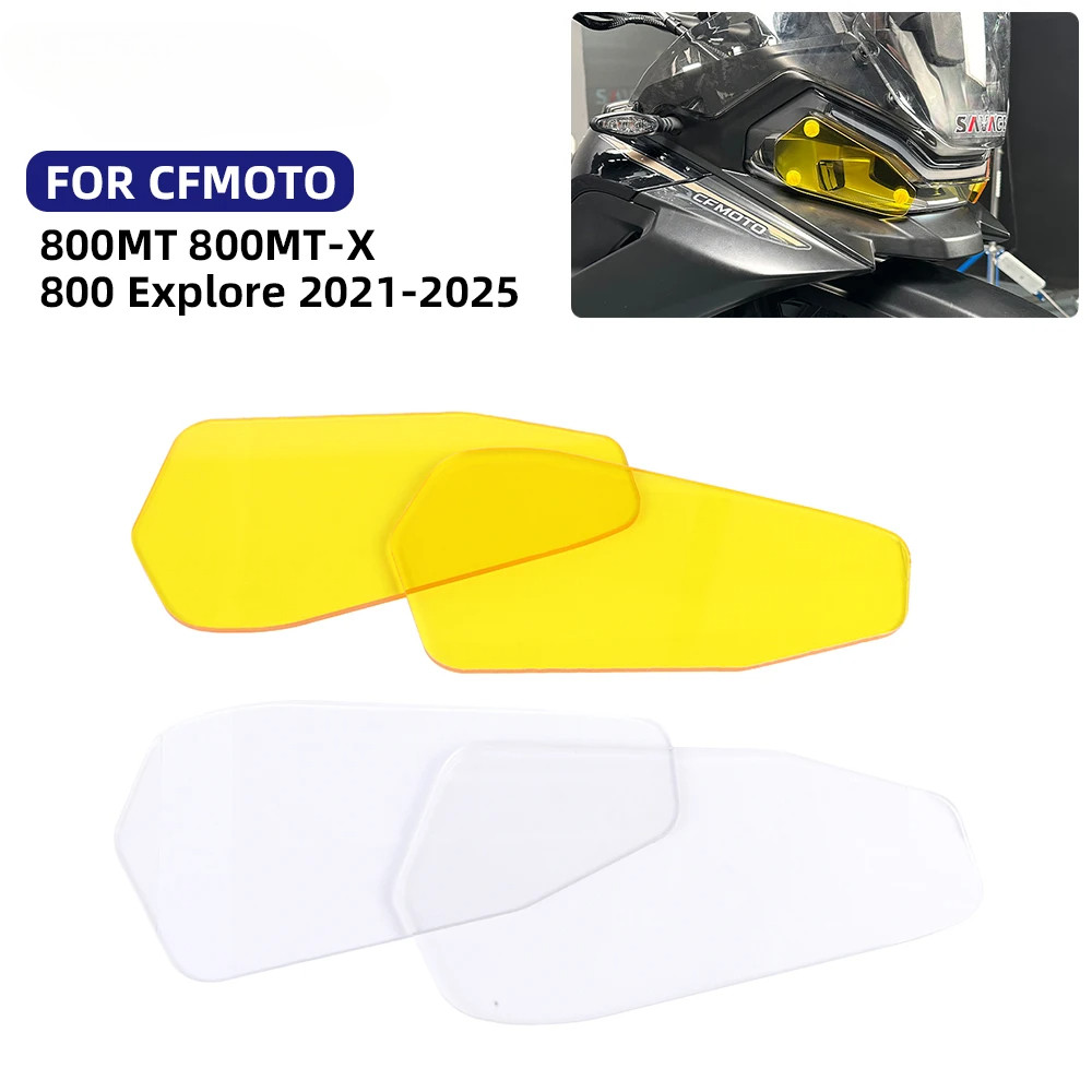 2024 800MT-X Đèn Pha Ống Kính Bao Bảo Vệ Cho CFMOTO 800MT 800MTX CF MOTO 800 MT Khám Phá 800 MT-X 20
