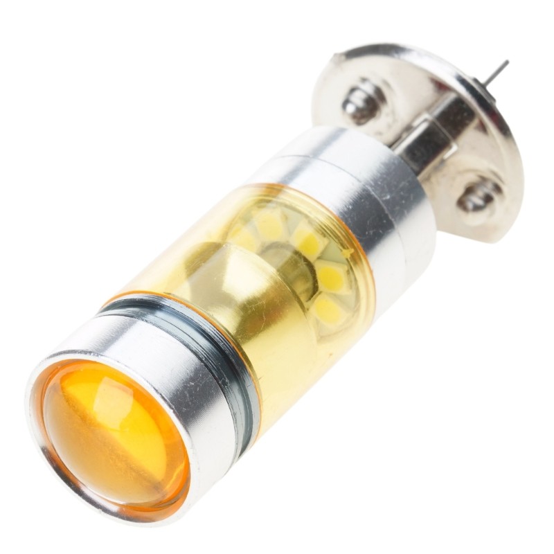 Bóng đèn sương mù GOO H1 Bóng đèn 100W cho xe ô tô Bóng đèn LED vàng vàng 3000K