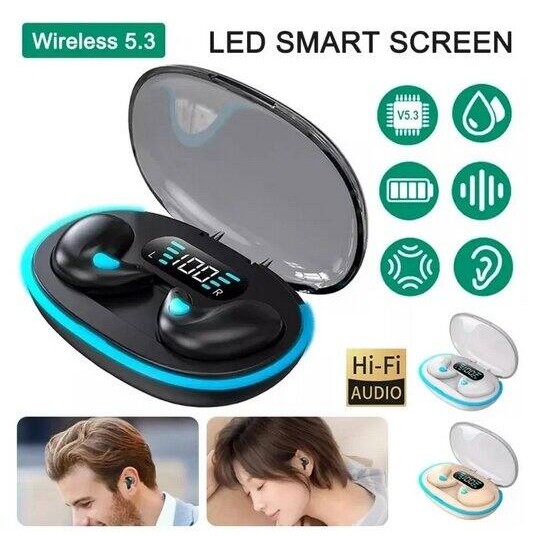 Tai nghe X55TWS Bluetooth 5.49 mới Thiết kế đơn giản Mic LED Hiển thị Giảm tiếng ồn HIFI Tai nghe không dây