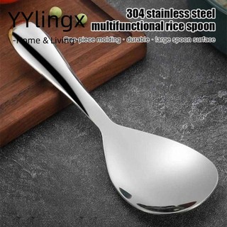 Xẻng cơm YYLINGX, Thìa cơm chống dính dày bằng thép không gỉ, Thìa cơm gia dụng