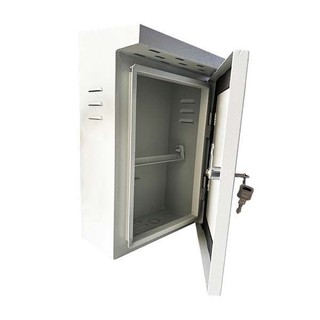 Tủ điện ngoài trời có mái che kích thước 50x38x16cm, 30x22x12cm tủ đựng đầu thu camera có khóa