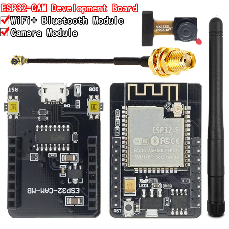 ESP32-CAM ESP32-CAM-MB MICRO USB ESP32 Nối tiếp đến WiFi ESP32 CAM Ban phát triển CH340 CH340G 5V Bl