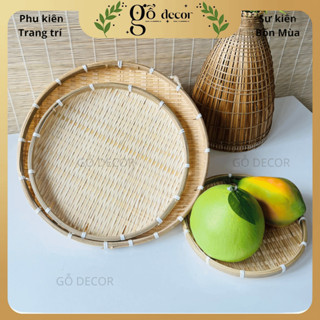 Mẹt mây tre đan size 15-50cm, mẹt tầng, trang trí decor lễ tết ,đựng đồ bếp, đồ ăn cho quán ăn, quán nhậu