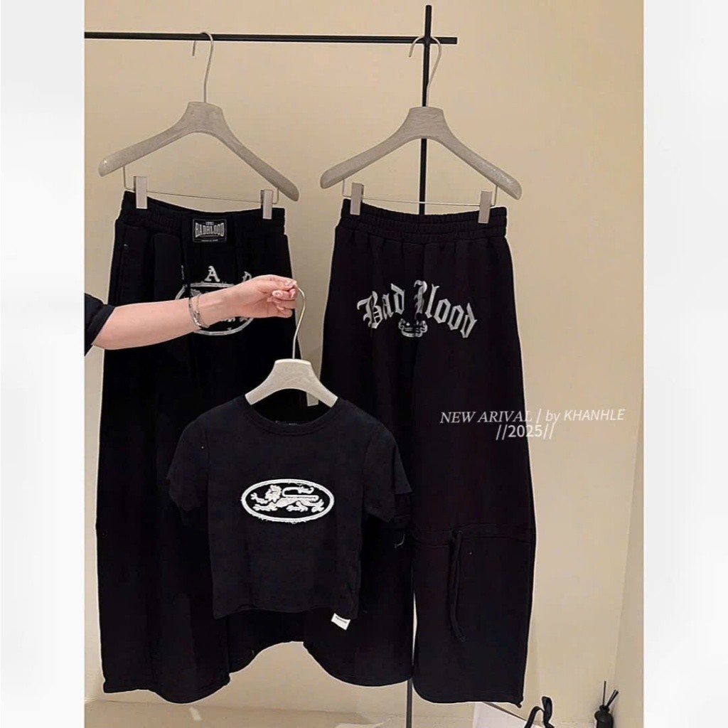 H73 áo croptop chữ bad chất cotton co giãn, form ôm tôn dáng, phong cách trẻ trung cá tính