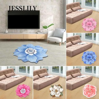  JESSLILY    Thảm trải sàn sen  Thảm hoa mục vụ hoa mẫu đơn Bò cho bé 60x60cm Chăn mộc lan hình đặc biệt Phòng khách Bàn trà đầu giường 