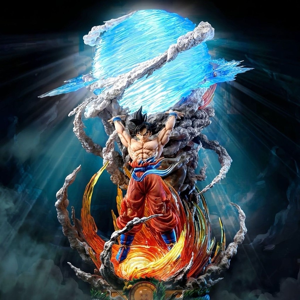Đóng Hộp Genki Bomb Goku Hình Hunter Genki Bomb Phát Sáng Goku Tượng Triều Chơi Trang Trí