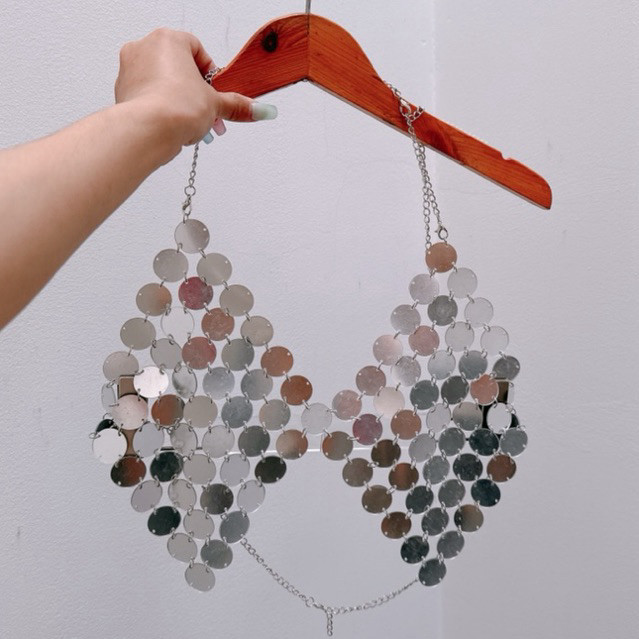 Áo Bling  - [086] Áo Yếm Đính Đá Bling Bling Bikini - Áo Croptop Đính Đá Bling Bling