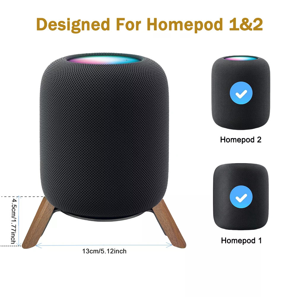 Loa Gỗ Chân Đế Chân Đế Chân Đế Bằng Gỗ Cho Homepod 1 Homepod 2 Phụ Kiện Loa Thông Minh (chỉ Chân Đế)