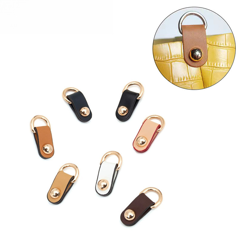 Bộ kẹp dây đeo túi PU - Bộ khóa có thể hoán đổi cho túi DIY Nâng cấp, Lựa chọn nhiều màu với quà tặng dụng cụ lắp đặt