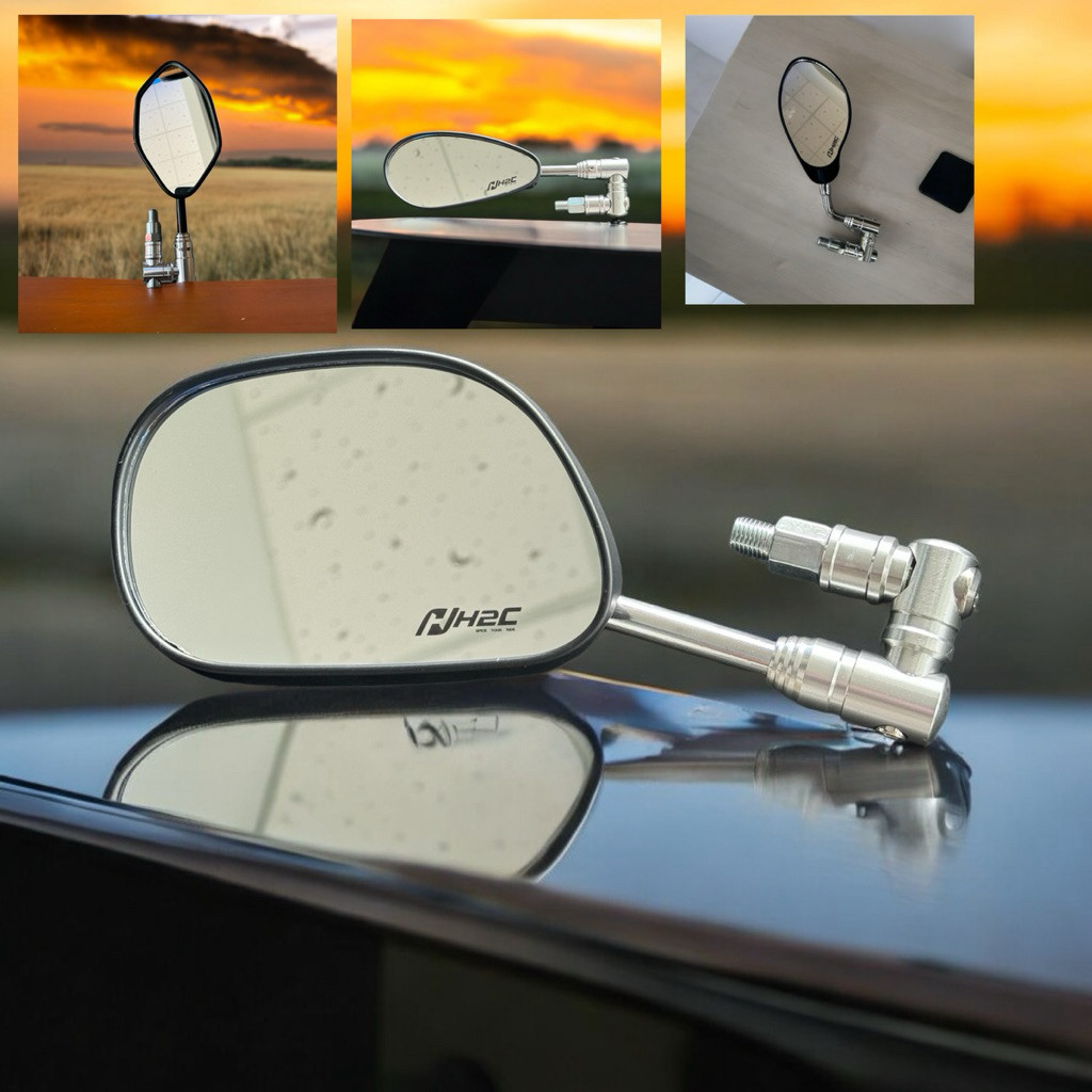 gương chiếu hậu kính cắt sẵn (gương xoay / kính xoay 360 độ dành cho tất cả các loại xe tặng kèm cục đôn chân kính