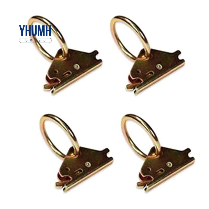 4 Gói Thép E-Track O-Ring Tie-Down Neo cho E-Track Tie-Down Hệ thống Hàng hóa an toàn trong xe kéo p