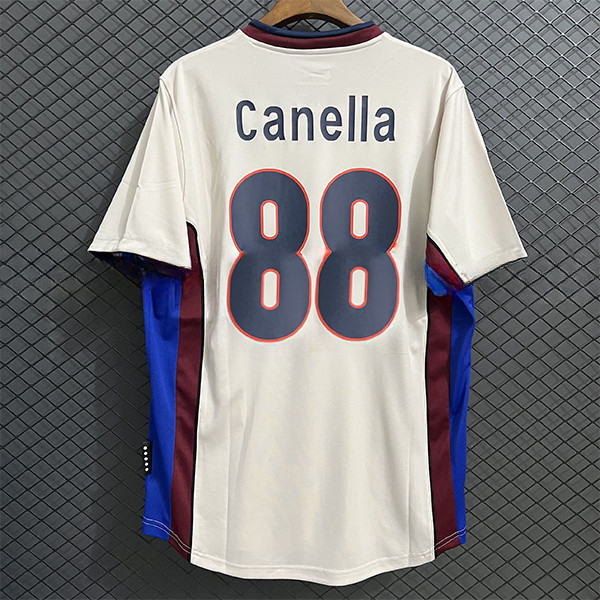Áo bóng đá cổ điển sân khách Barcelona 1998 / 99